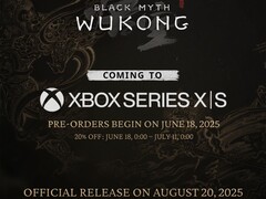 Black Myth: Wukong Xbox Serie X e Serie S annuncio di rilascio. (Fonte immagine: Black Myth: Wukong su X)