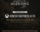 Black Myth: Wukong Xbox Serie X e Serie S annuncio di rilascio. (Fonte immagine: Black Myth: Wukong su X)