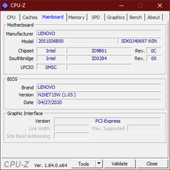 CPU-Z scheda madre