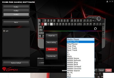 Genesis RX85 RGB Mltimedia Macro