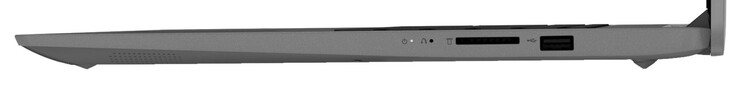 A destra: Lettore di schede SD (SD), USB 2.0 (USB-A)