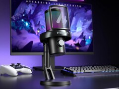Il microfono wireless DM40 Pro di Maono è disponibile in nero (nella foto) e bianco. (Fonte: Maono)