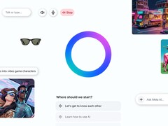 L&#039;applicazione Meta AI (Fonte: Meta)