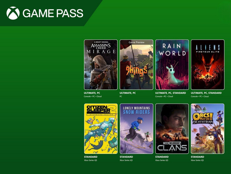 I giochi Xbox Game Pass aggiunti di recente al servizio (Fonte: Xbox Wire con modifiche)