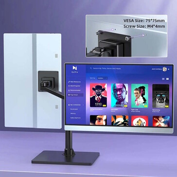 Il monitor portatile da 15 pollici è compatibile con i supporti VESA