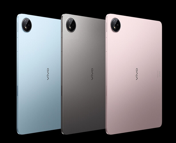 Vivo offre il Pad5 in tre opzioni di colore al momento del lancio. (Fonte: Vivo)