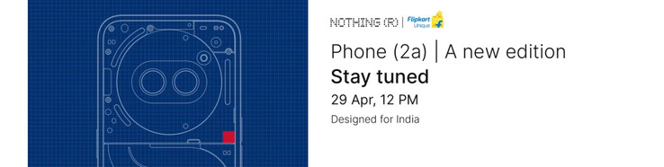 Nothing conferma che è in arrivo un aggiornamento del telefono (2a). (Fonte: Nothing via Flipkart)