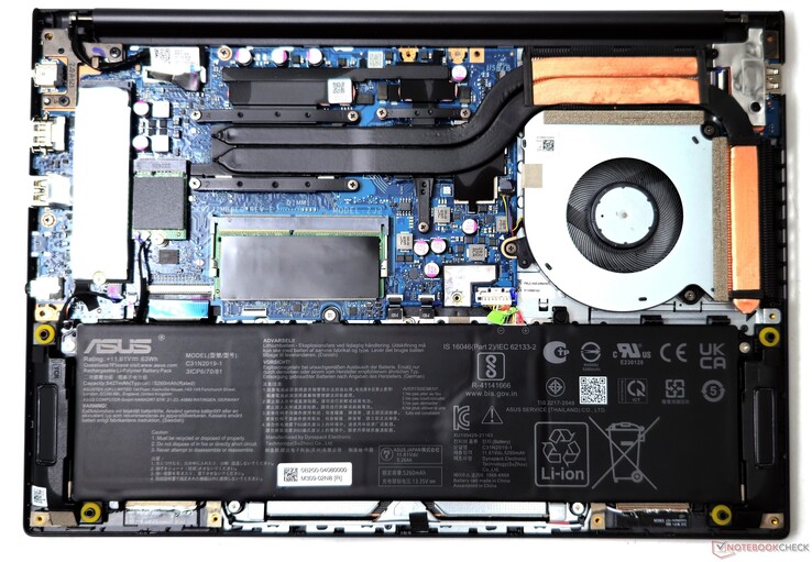 Asus VivoBook 14X OLED: Interno