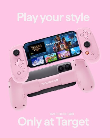 La Backbone Pro Pink Edition ha lo stesso prezzo dell'edizione standard annunciata nel marzo 2025. (Fonte: Backbone)