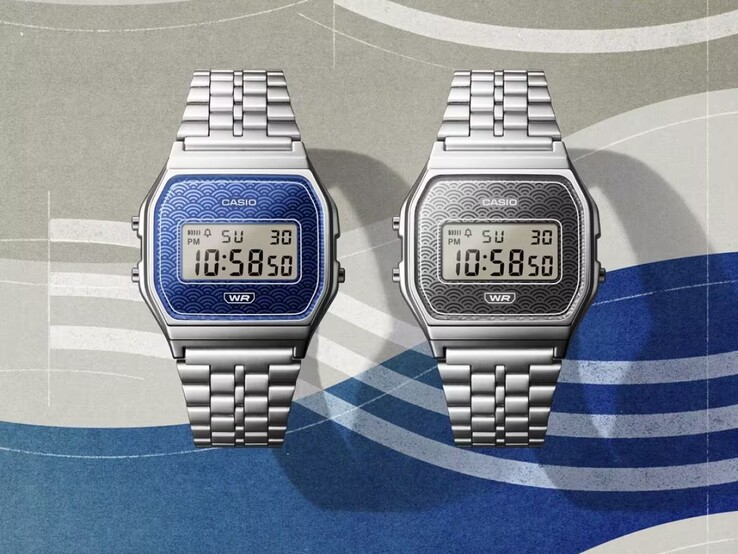 Gli orologi Casio A159WEVJ-2 (a sinistra) e A159WEVJ-7 (a destra)