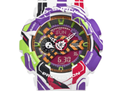 Il nuovo orologio G-Shock x Evangelion di Casio (nella foto) sarà lanciato nel Regno Unito. (Fonte: Casio)