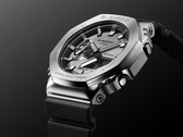 Un primo piano del quadrante della collaborazione Casio G-Shock x Mandalorian.