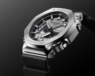 Un primo piano del quadrante della collaborazione Casio G-Shock x Mandalorian.