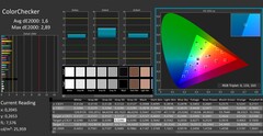 CalMAN: ColorChecker (calibrato)