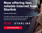 DISH inizia ad offrire Internet satellitare Starlink. (Fonte: DISH)