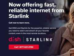DISH inizia ad offrire Internet satellitare Starlink. (Fonte: DISH)