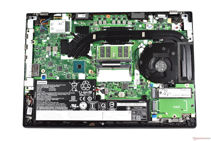 Vista dell'interno del Lenovo ThinkPad T15p Gen 1