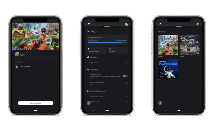 L'app mobile di PlayStation 5 ottiene alcune nuove funzioni (immagine via Sony)