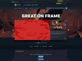 La vetrina di «Great On Frame» su Steam