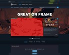 La vetrina di «Great On Frame» su Steam