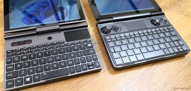 A sinistra: GPD Pocket 3, a destra: GPD Win Max 2021