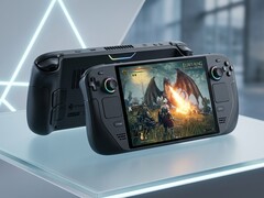 Viene mostrato il mockup di Valve Steam Deck 2