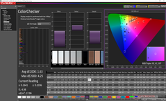 ColorChecker prima della calibrazione