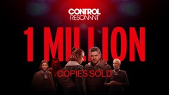 Un banner che annuncia che Control Resonant ha venduto 1 milione di copie