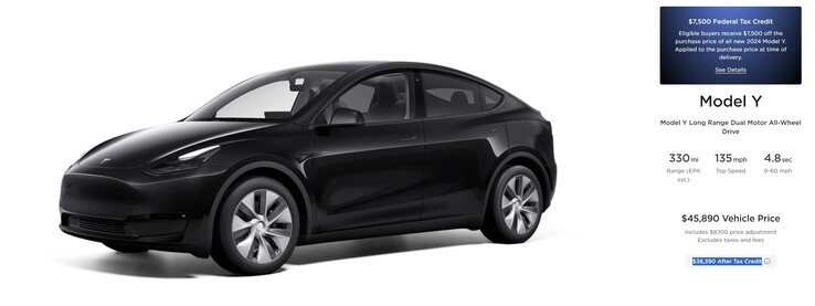 La nuova Model Y AWD può essere acquistata ad un prezzo vicino a quello della Model 3 RWD