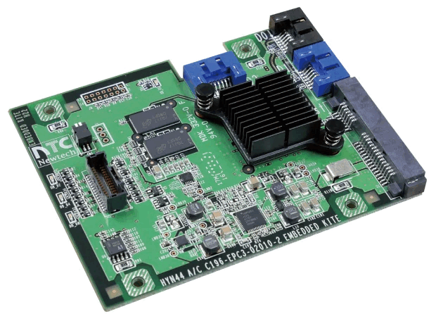 Scheda controller RAID hardware Newtech Kite utilizzata per la protezione dei dati nel NAS Ness1300