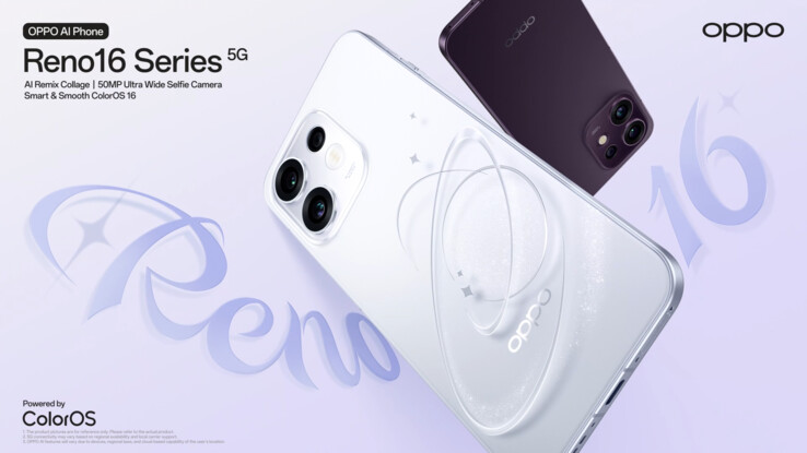 Confermata la serie Oppo Reno 16 a livello globale.