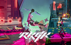 RKGK, o Rakugaki, sarà lanciato nel secondo trimestre del 2024 con una tavolozza di colori neon brillanti e un&#039;azione platform frenetica. (Fonte: Gearbox Publishing - modifica)