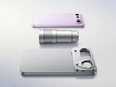 Vivo X300 FE e il suo kit di estensione del teleobiettivo.