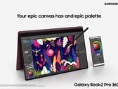Il Galaxy Book2 Pro 360 è un'alternativa convertibile al Galaxy Book2 Pro. (Fonte dell'immagine: Samsung)
