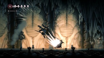 Hollow Knight: Silksong per PC mostra il combattimento (Fonte: Steam)
