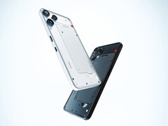 Il Phone (3a) Lite rimane fedele all'estetica di Nothing con disegni trasparenti bianchi o neri. (Fonte: Nothing)