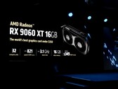 AMD ha mostrato ufficialmente la GPU Radeon Rx 9060 XT al Computex 2025 (fonte immagine: AMD)