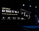 AMD ha mostrato ufficialmente la GPU Radeon Rx 9060 XT al Computex 2025 (fonte immagine: AMD)