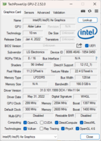 GPU-Z: Grafica Intel