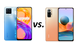 Redmi Note 10 Pro vs. realme 8 Pro. Dispositivi di prova test da Xiaomi Germania e realme Germania