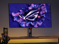 Il nuovo monitor gaming da 27 pollici di Asus sfrutta un pannello QD-OLED Gen 3 con una luminosità di picco di 400 nit in modalità HDR. (Fonte: Asus)
