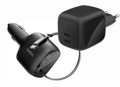 BoostCharge Pro Dual e BoostCharge Car Charger appaiono entrambi ben equipaggiati, con prezzi un po' superiori. (Fonte: Belkin)