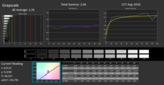 CalMAN scala di grigio calibrate