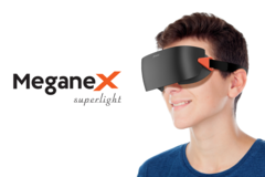 Shiftall annuncia l'auricolare VR superleggero MeganeX con doppio display OLED 2560x2560 120 Hz. (Fonte: Shiftall)