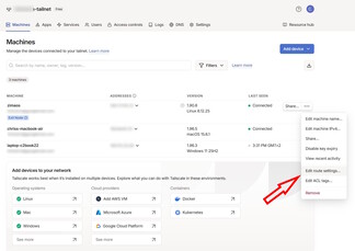Modificare le impostazioni del percorso