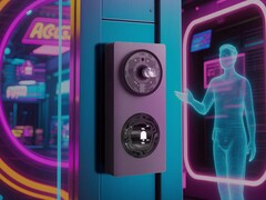 Sembra che Aqara stia per rilasciare il Camera Doorbell Hub G410; immagine teaser sui social media. (Fonte: Aqara via X.com)