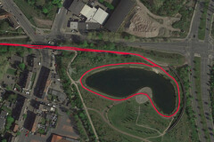 GPS test: Xiaomi Redmi 8 - Pedalata intorno al lago