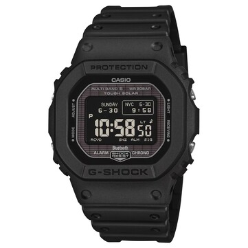 Orologio digitale Casio G-Shock GW-BX5600-1 con cassa e cinturino in resina nera, dotato di display MIP positivo con caratteri chiari su sfondo scuro.