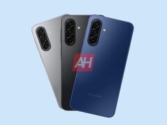 Rendering non ufficiale di Galaxy A17 in tre varianti di colore. (Fonte immagine: Android Headlines)