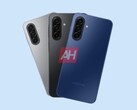 Rendering non ufficiale di Galaxy A17 in tre varianti di colore. (Fonte immagine: Android Headlines)